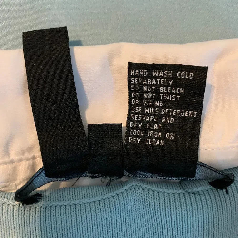 Michelle Nicole Light Blue V-Neck Sweater - Picture 6 of 7